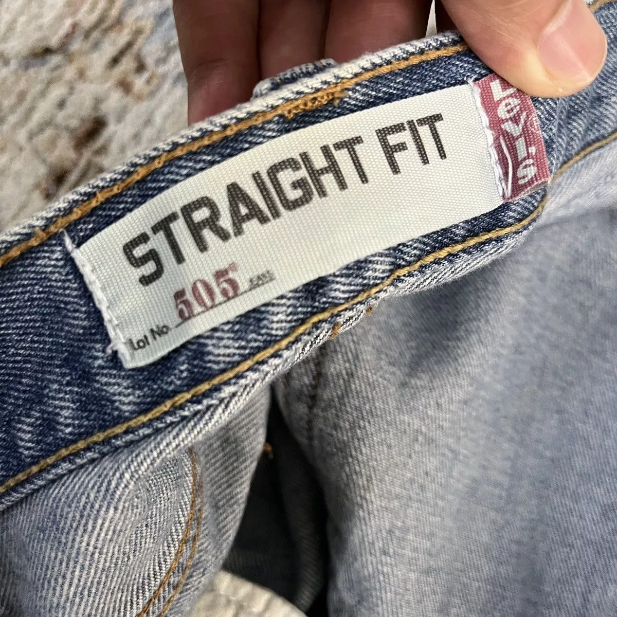 Levi's Denim Custom Levi's 505 8 Ball Blue