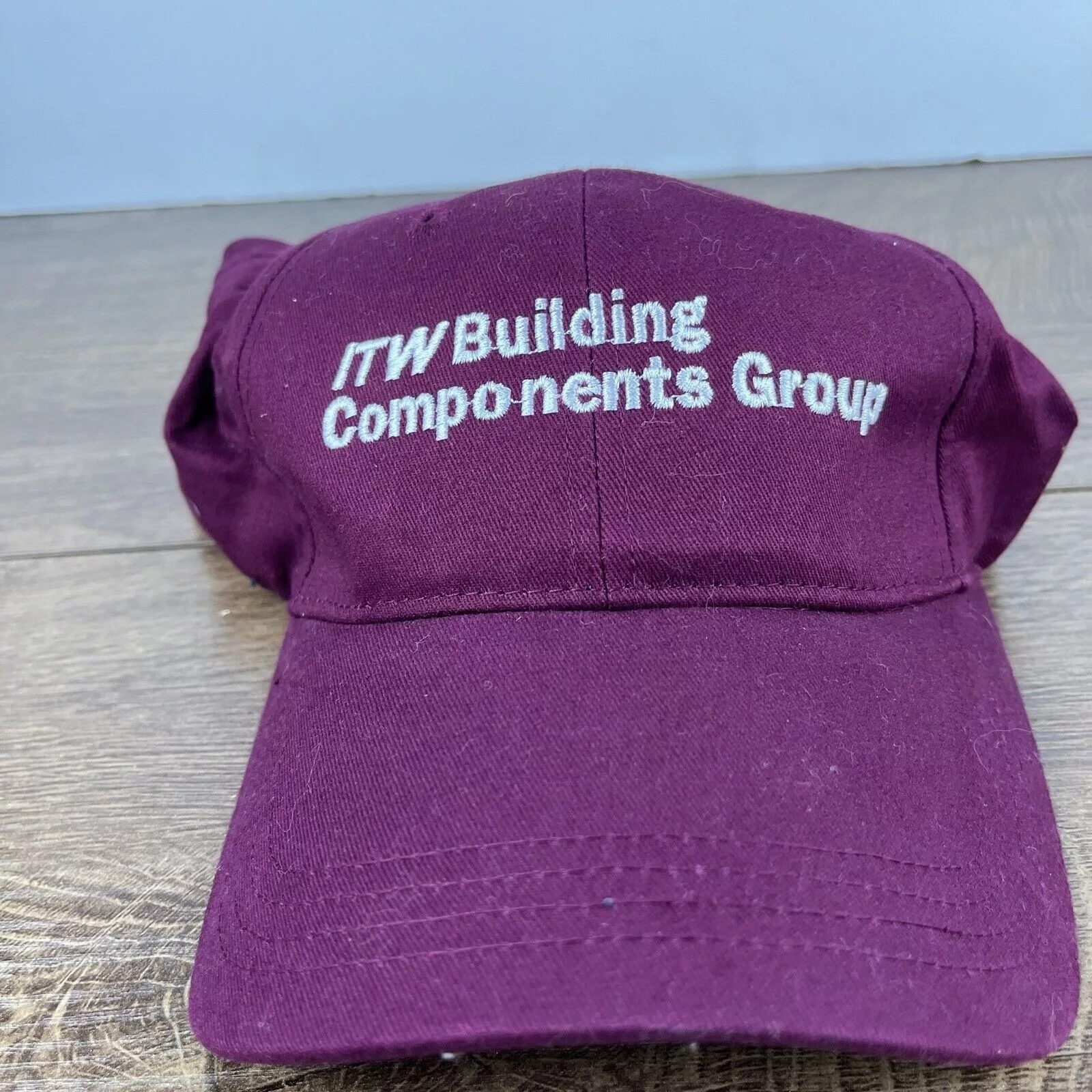 Other Hats Other ITW Building Componets Group Hat Maroon Adjustable Hat Adult Red