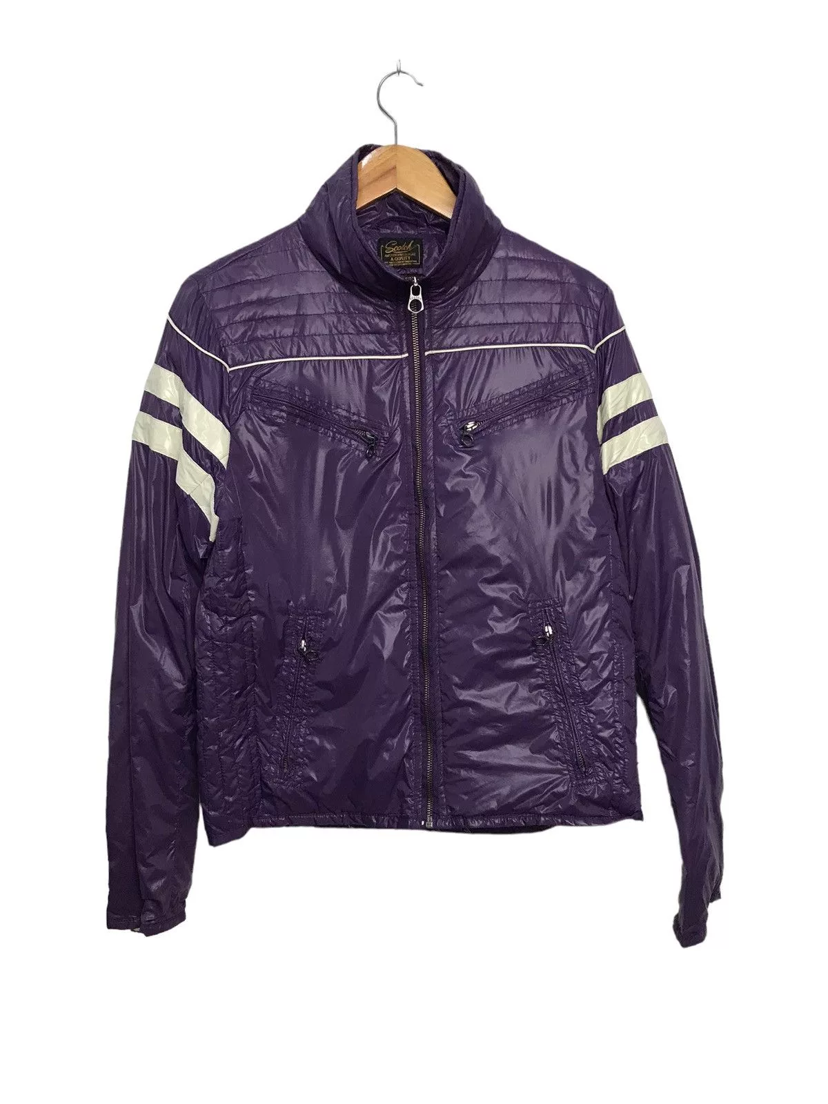Engineered Garments Light Jackets Engineered Garments × Scotch & Soda Scotch x Engineered Garment Rider Jacket Purple