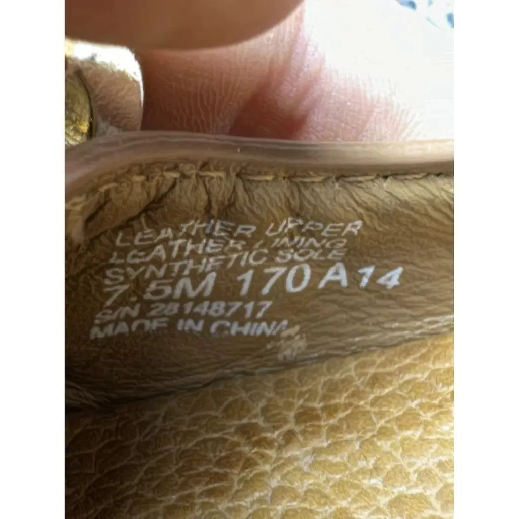 Tory Burch Flats Camel Size 38 Brown