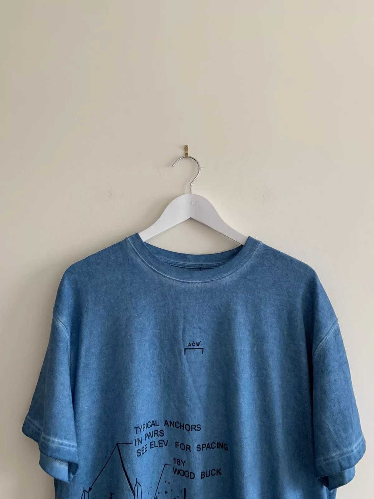 A-COLD-WALL* Short Sleeve T Shirts A-COLD-WALL* Blueprint Tee