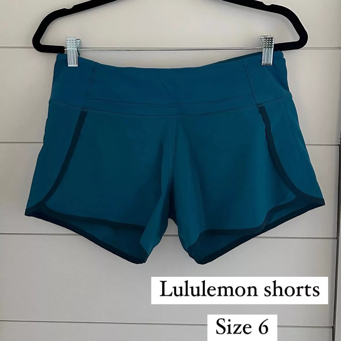 Lululemon Shorts Lululemon Run Times Short, 4" - size 6 Blue