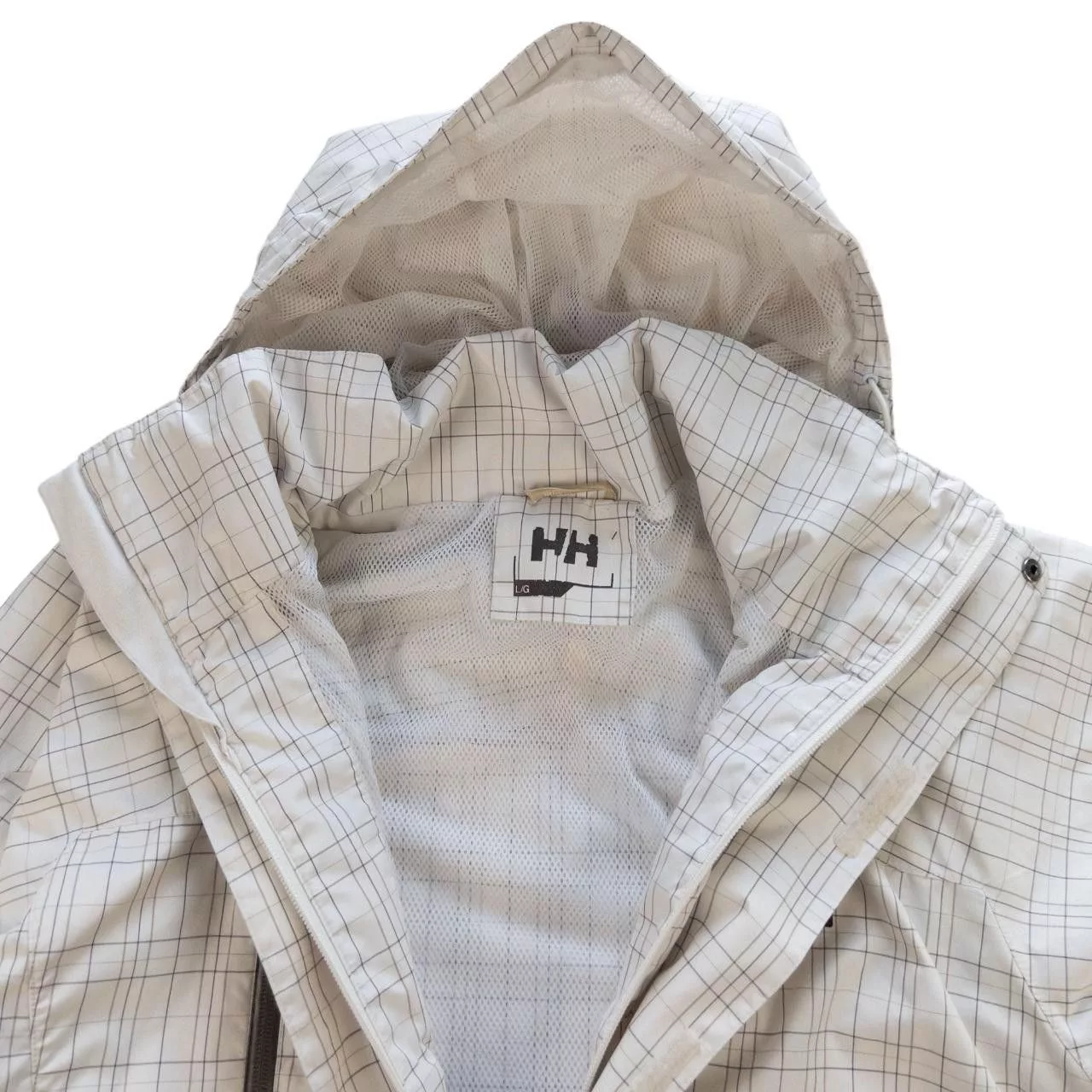 Helly Hansen Raincoats Vintage Helly Hansen Zip Up Jacket Size L White