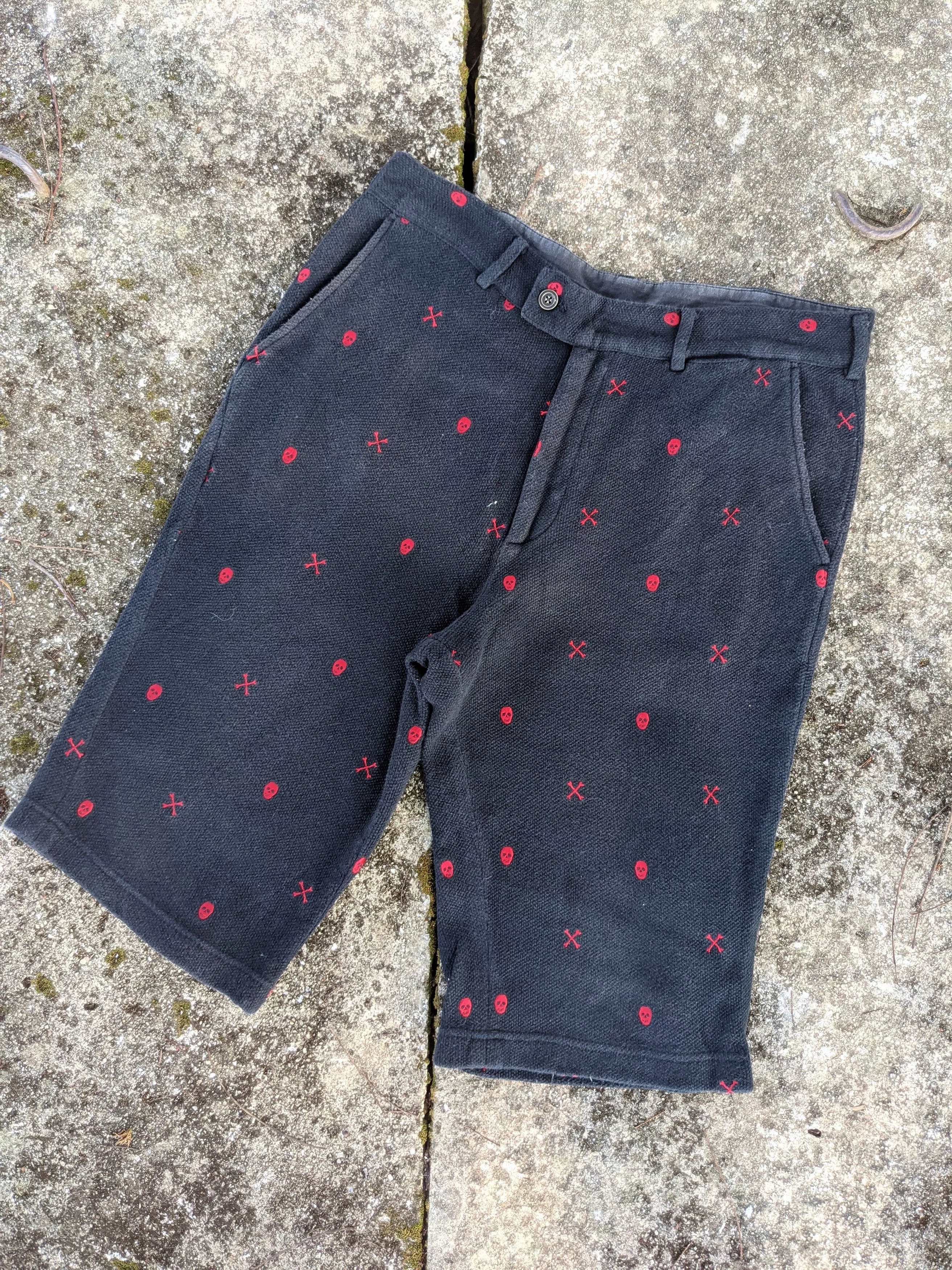 PPFM Shorts ⚡️Steals⚡️ PPFM Woven skulls shorts Blue