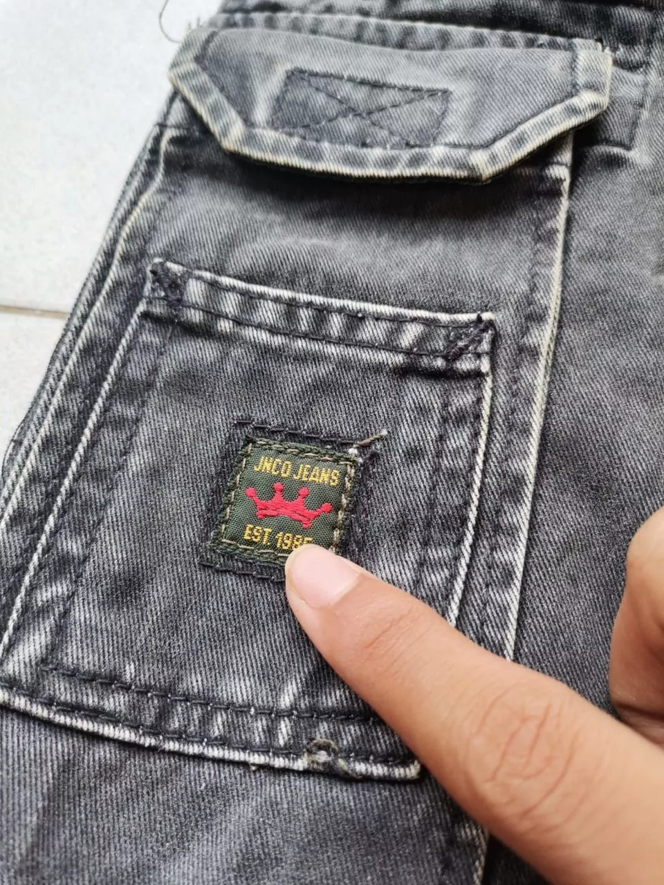 JNCO Shorts VTG JNCO CARGO SHORT MULTIPOCKET Black