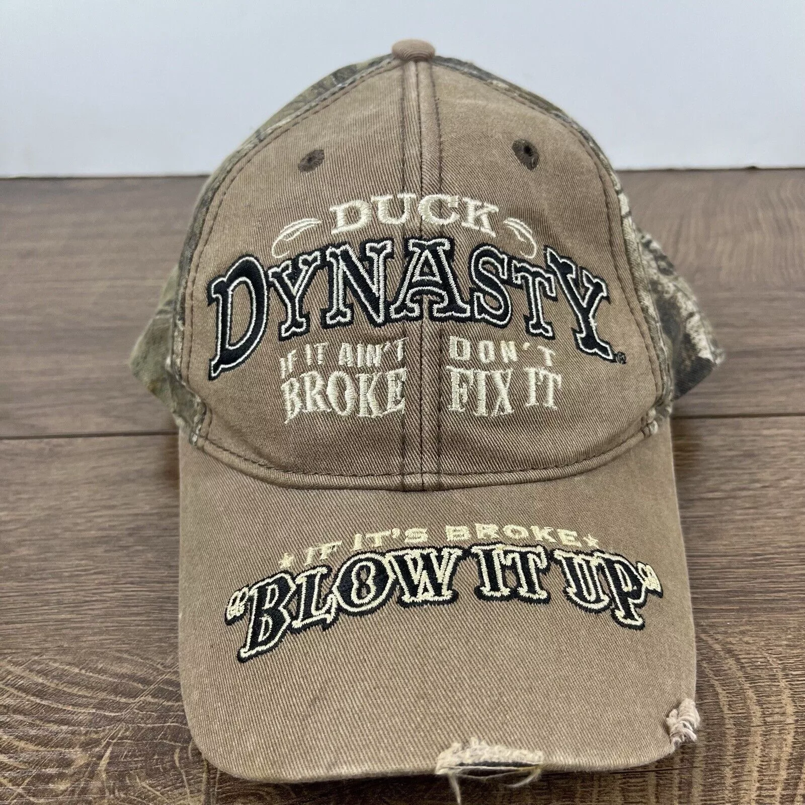 Other Hats Other Duck Dynasty Hat If it aint broke Adjustable Hat Tan Brown H