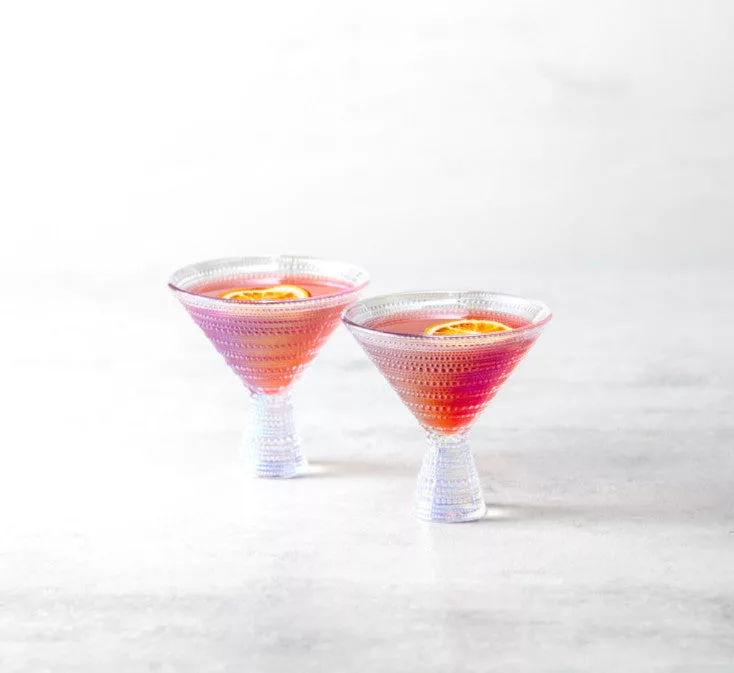 Jupiter Iridescent Martini 11.5oz