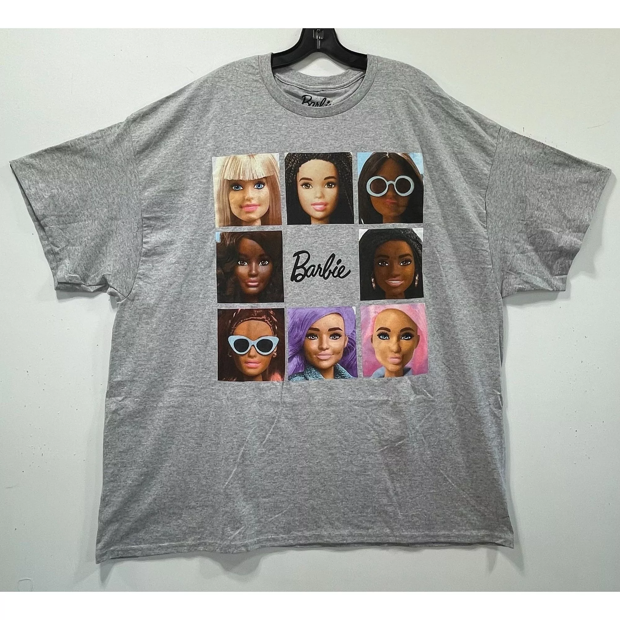 Other Short Sleeve T Shirts Other Mattel - Barbie - Women's Adult Short Sleeves T-Shirt - Grap Gray