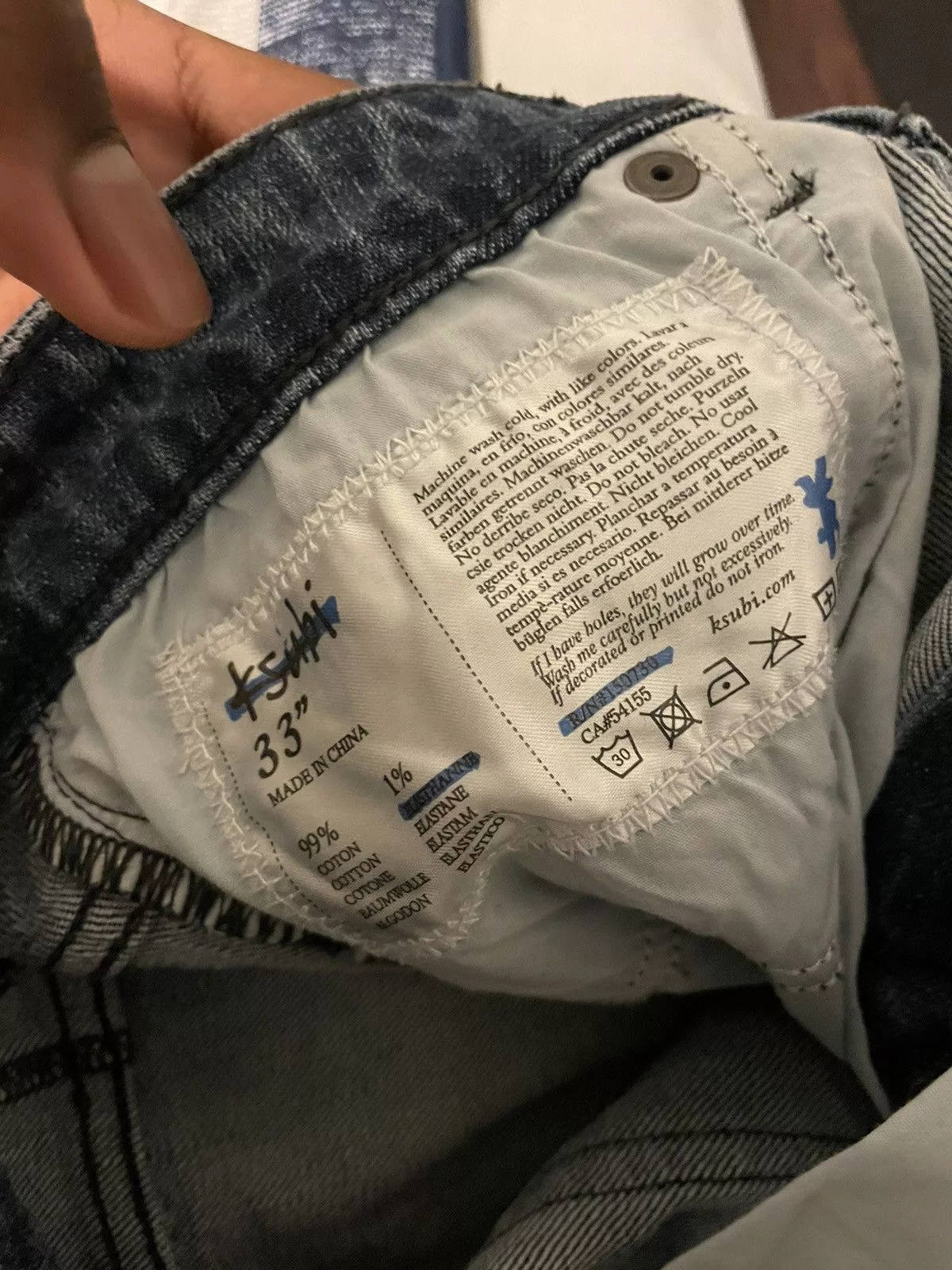 Ksubi Denim blue ksubi jeans