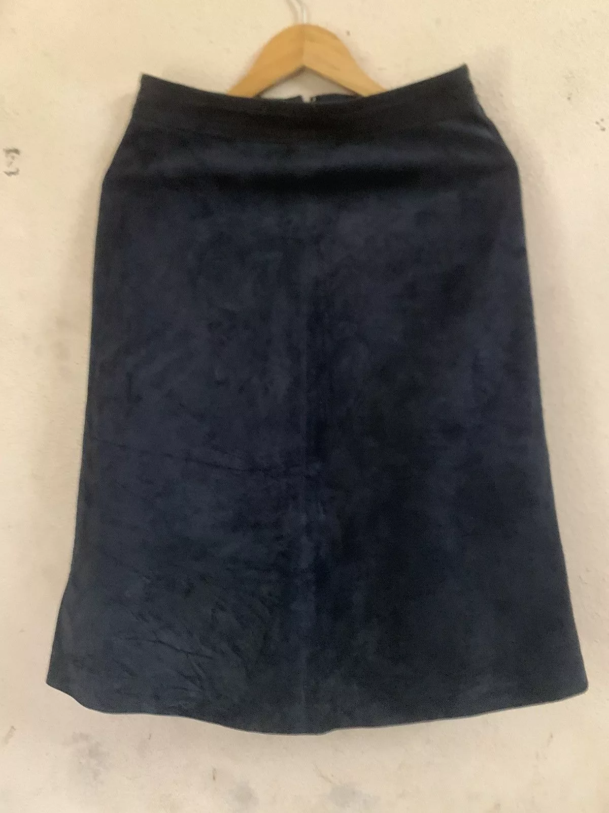 Celine Midi Skirts Vintage celine double lining suede skirt Blue