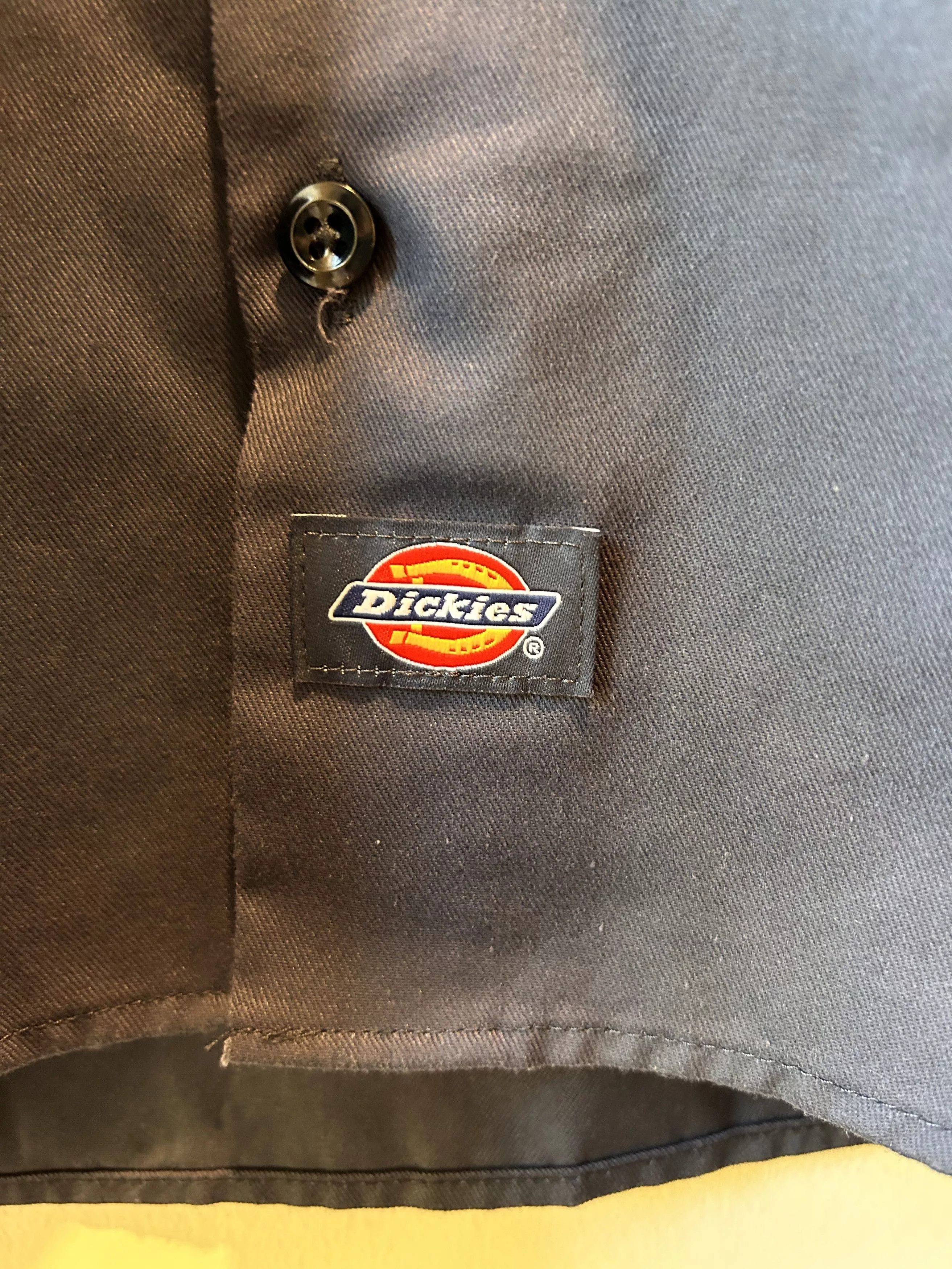 Dickies Shirts Button Ups Dickies Men's Short Sleeve Button Up Blue