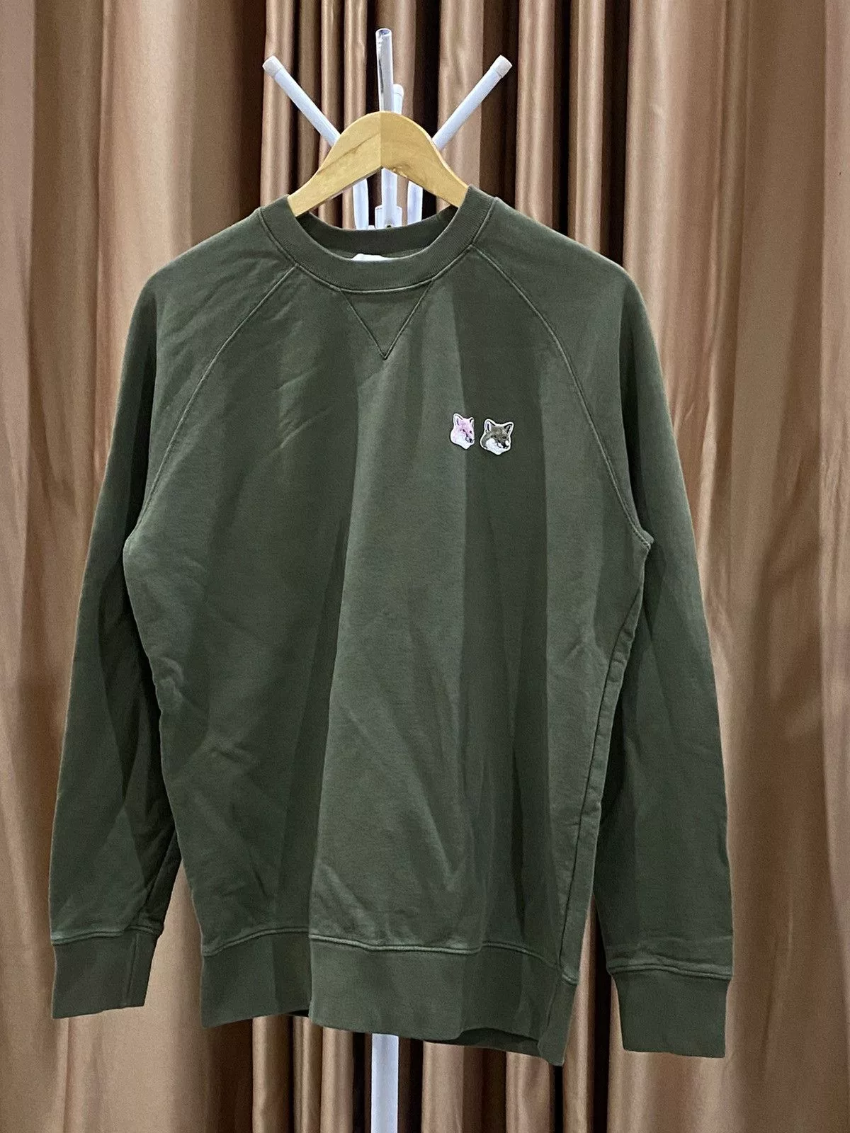 Maison Kitsune Sweatshirts Hoodies MAISON KITSUNE PARIS SWEATSHIRT NICE DESIGN Green