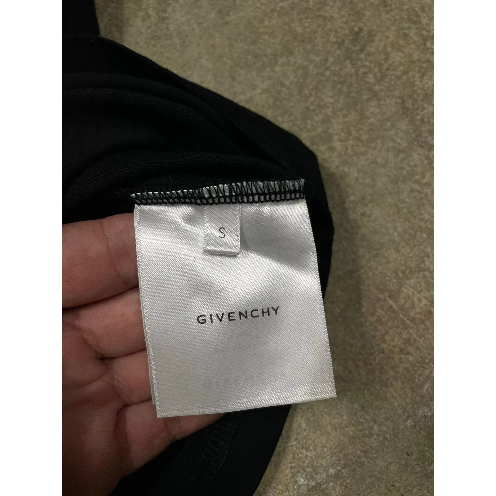 Givenchy Short Sleeve T Shirts Givenchy Chest Logo Tee Black Multi Small New With Tags