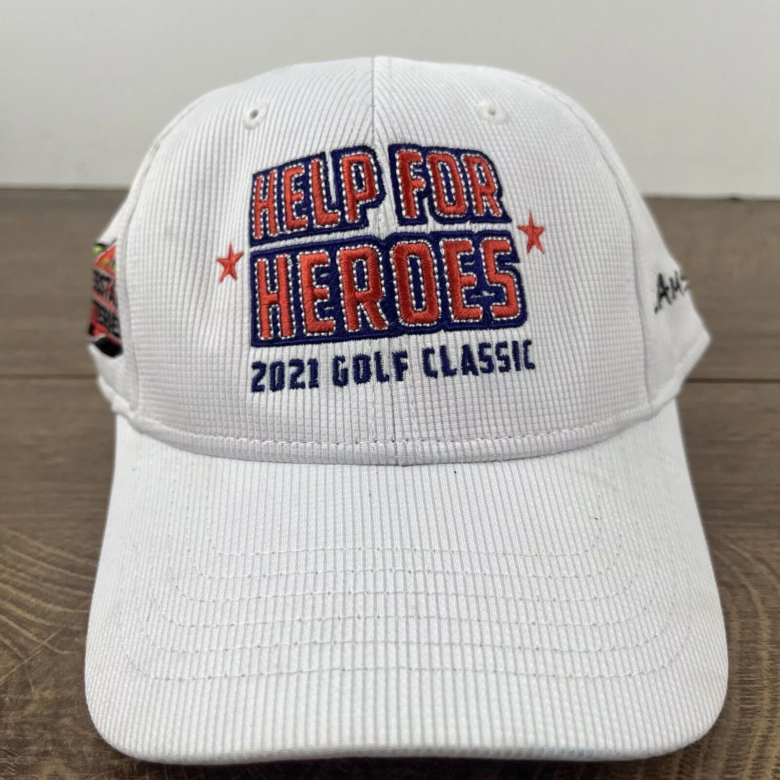Other Hats Other Help for Heroes Hat 2021 Golf Classic Hat White Cap Hat Adju