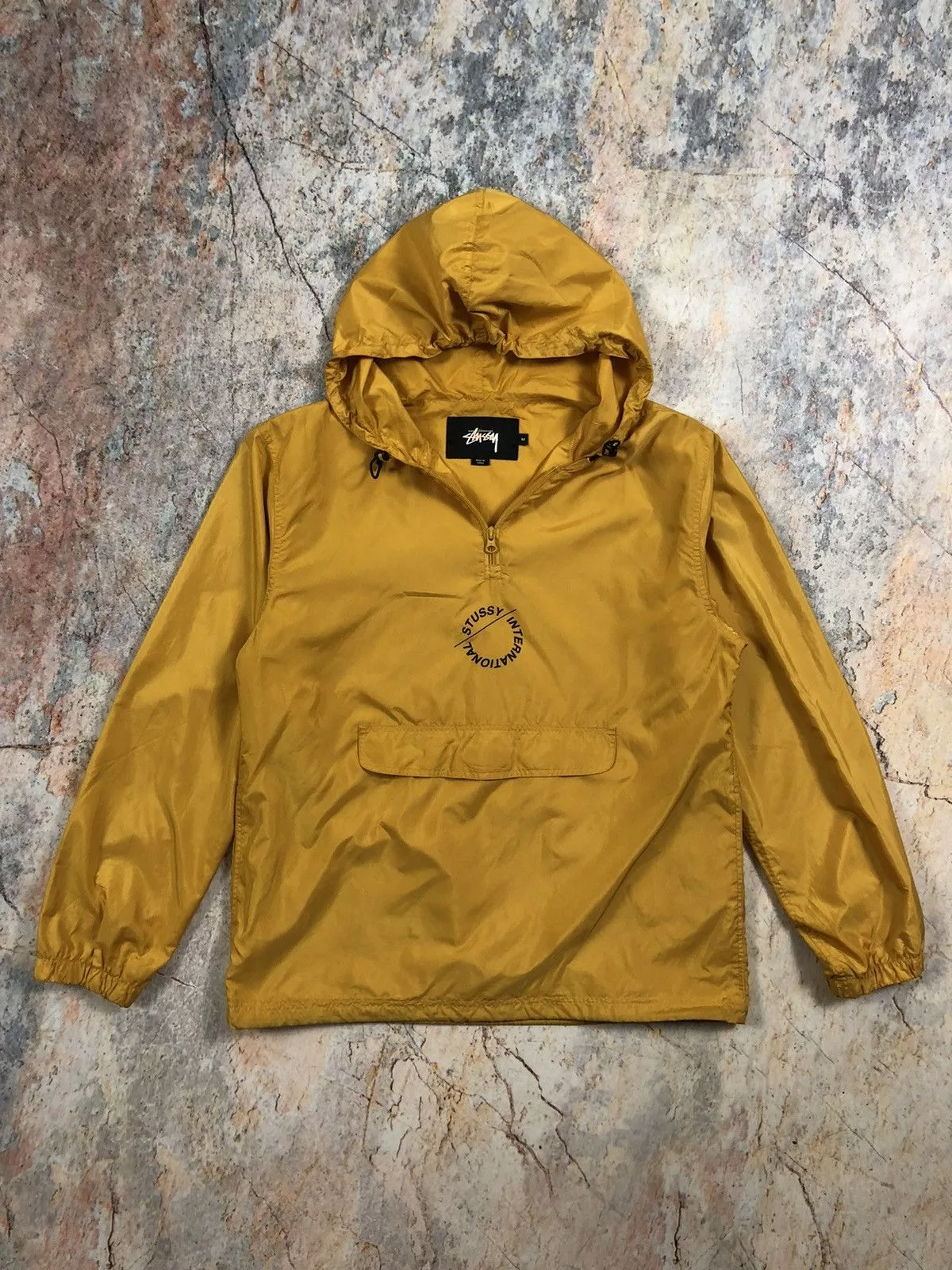 Stussy Light Jackets Stussy anorak jacket Yellow