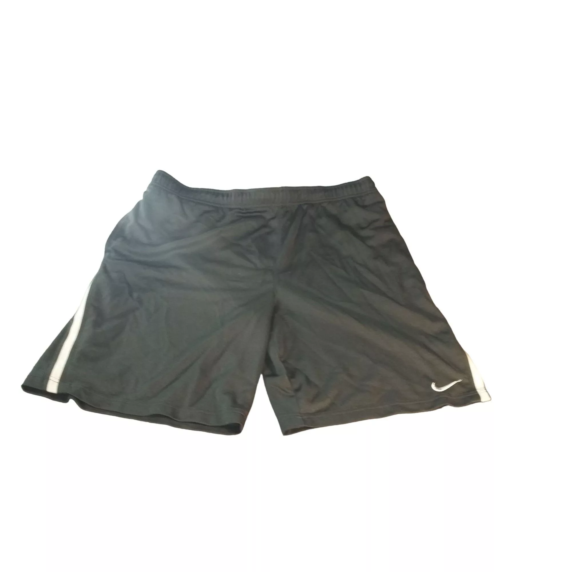 Nike Shorts Men Sz L Hybrid Training Black Drawstring 376067