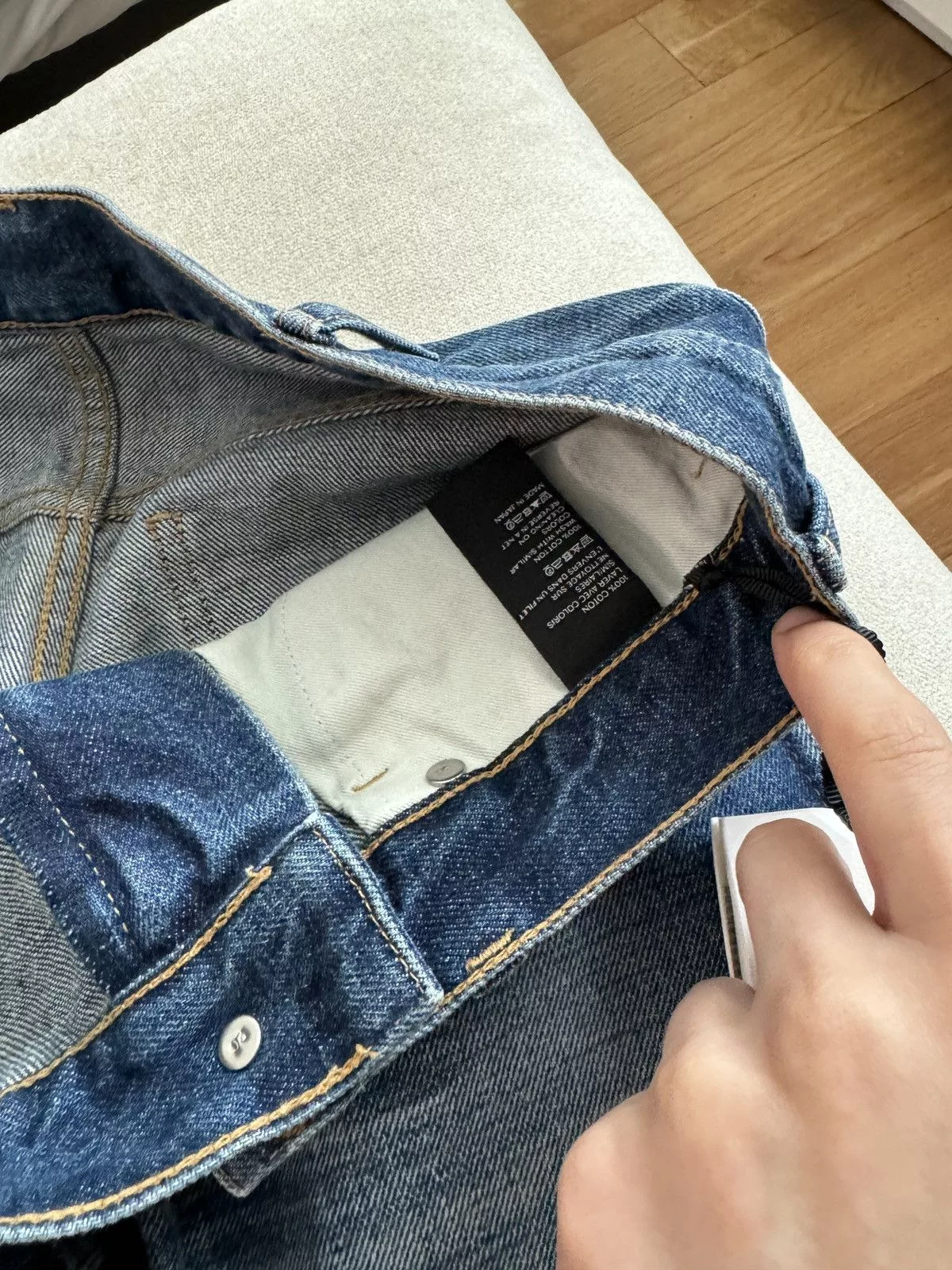 Celine Denim Celine Union wash jeans Blue