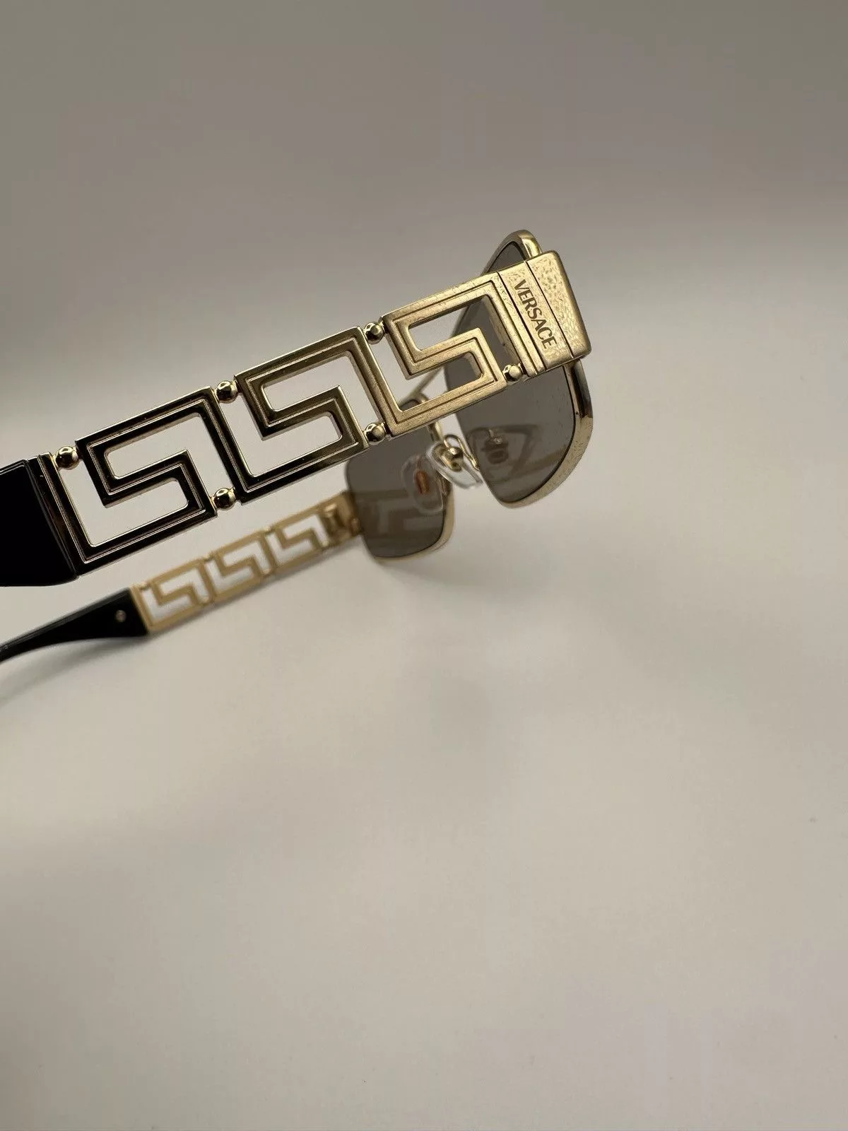 Versace Sunglasses Versace Monogram Statement Sunglasses Gold