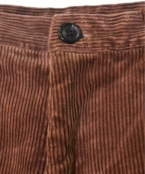 Comme des Garcons SHIRT Casual Pants Plain Slacks Cotton Brown