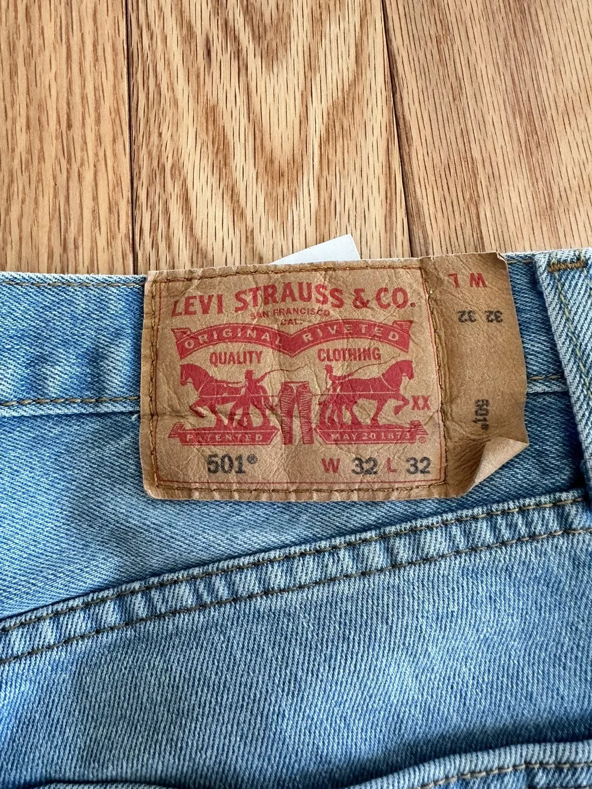 Levi's Denim Levi's 501 Light Blue Denim