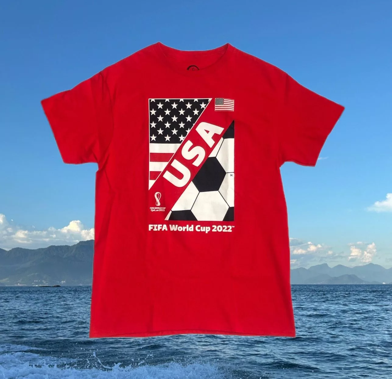 Other Jerseys Other USA 2022 fifa World Cup Qatar tee shirt Red Sportswear