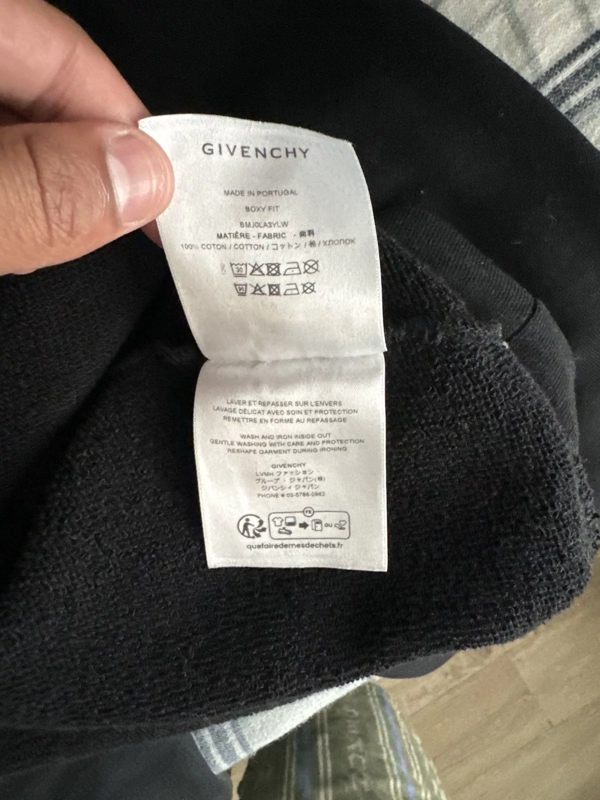 Givenchy Sweaters Knitwear Givenchy Abstract Hoodie Black
