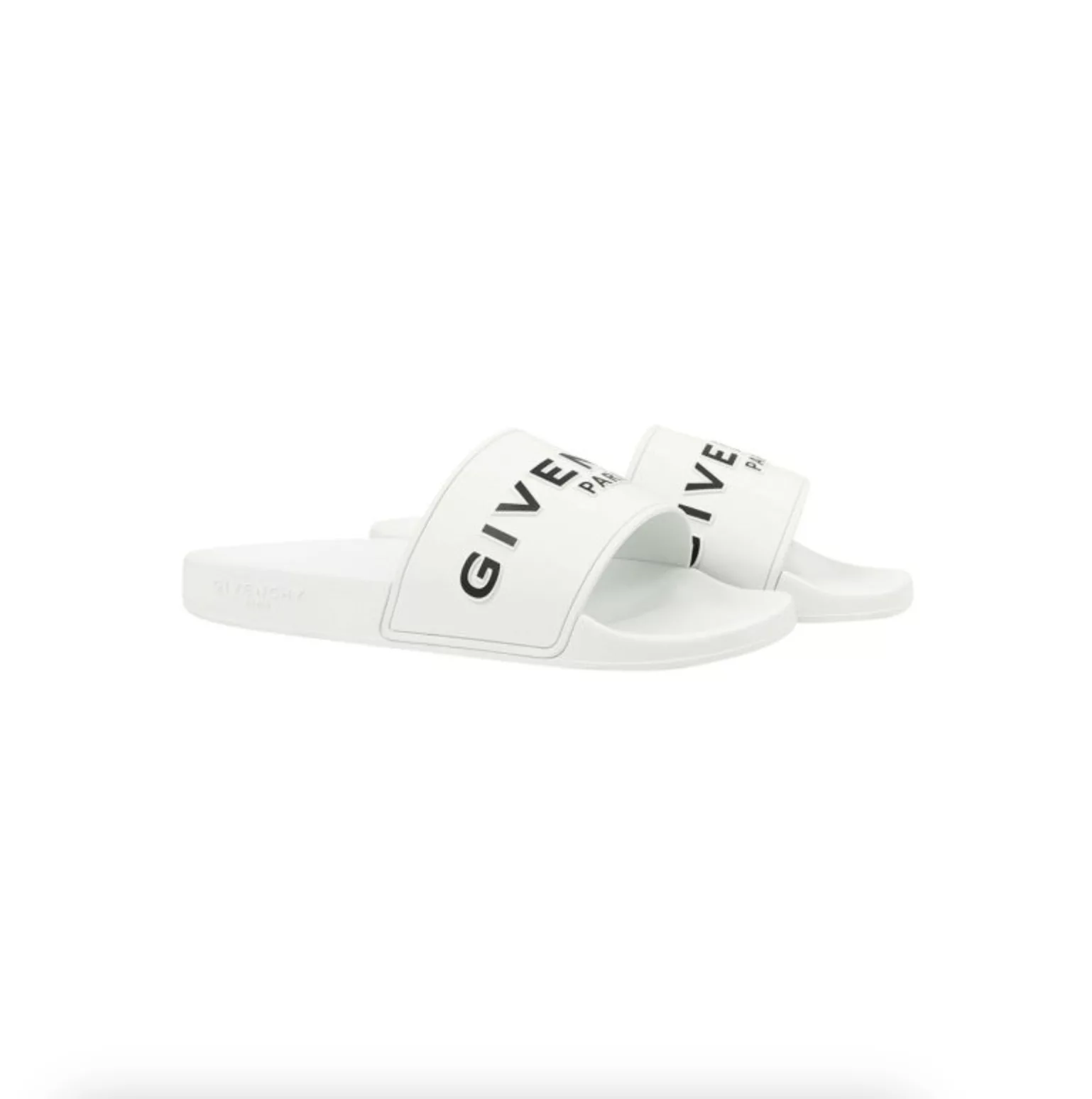 Givenchy Sandals New GIVENCHY Logo Slides White