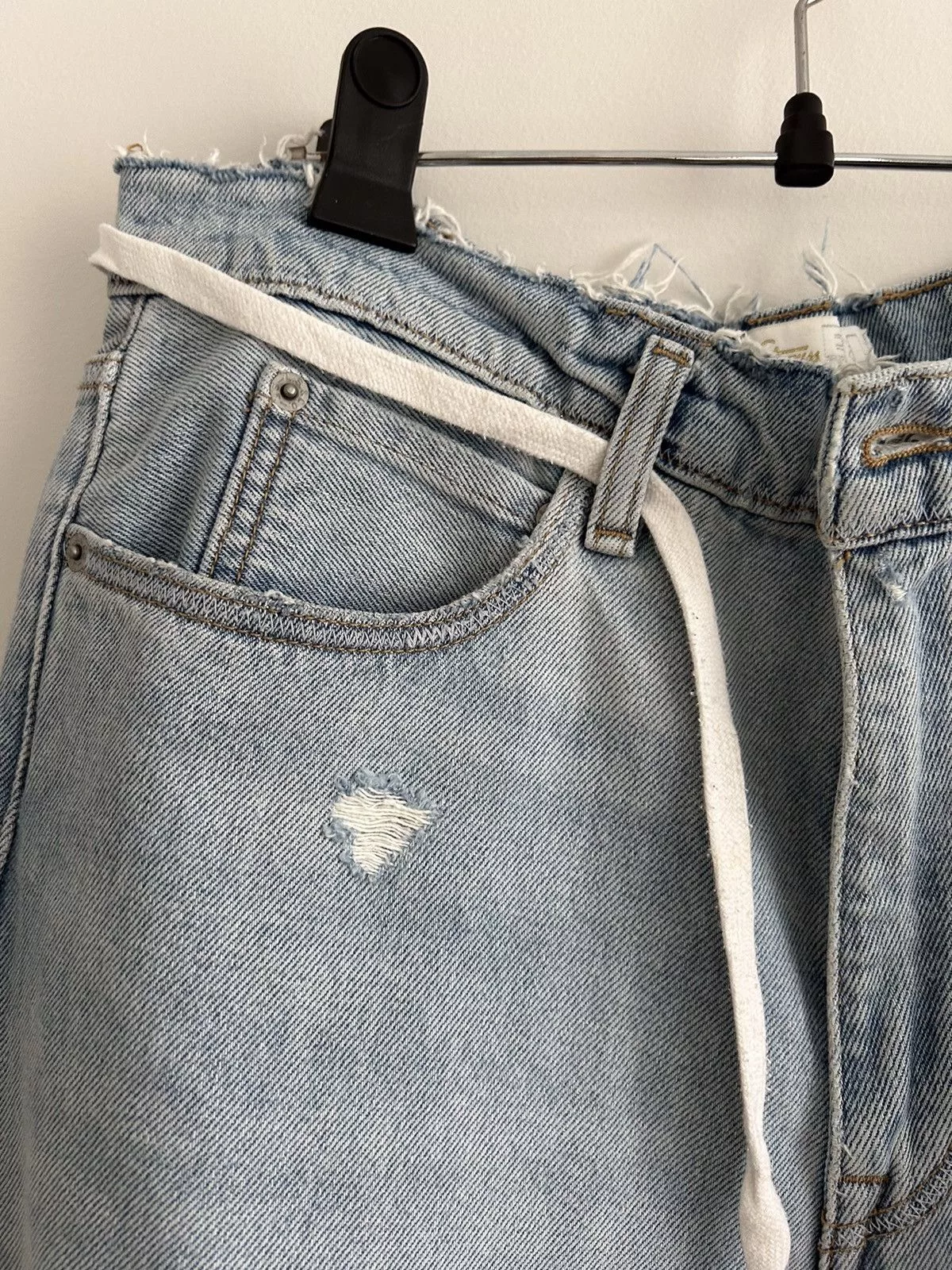 ERL Denim ERL Baggy distressed skate denim Blue