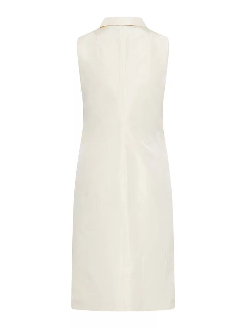 Prada Midi Dresses Prada DRESS FAILLE White