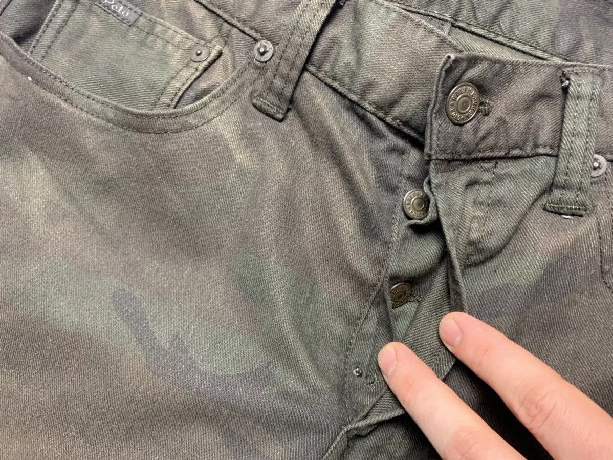 Polo Ralph Lauren denim pants Camo rare Multi