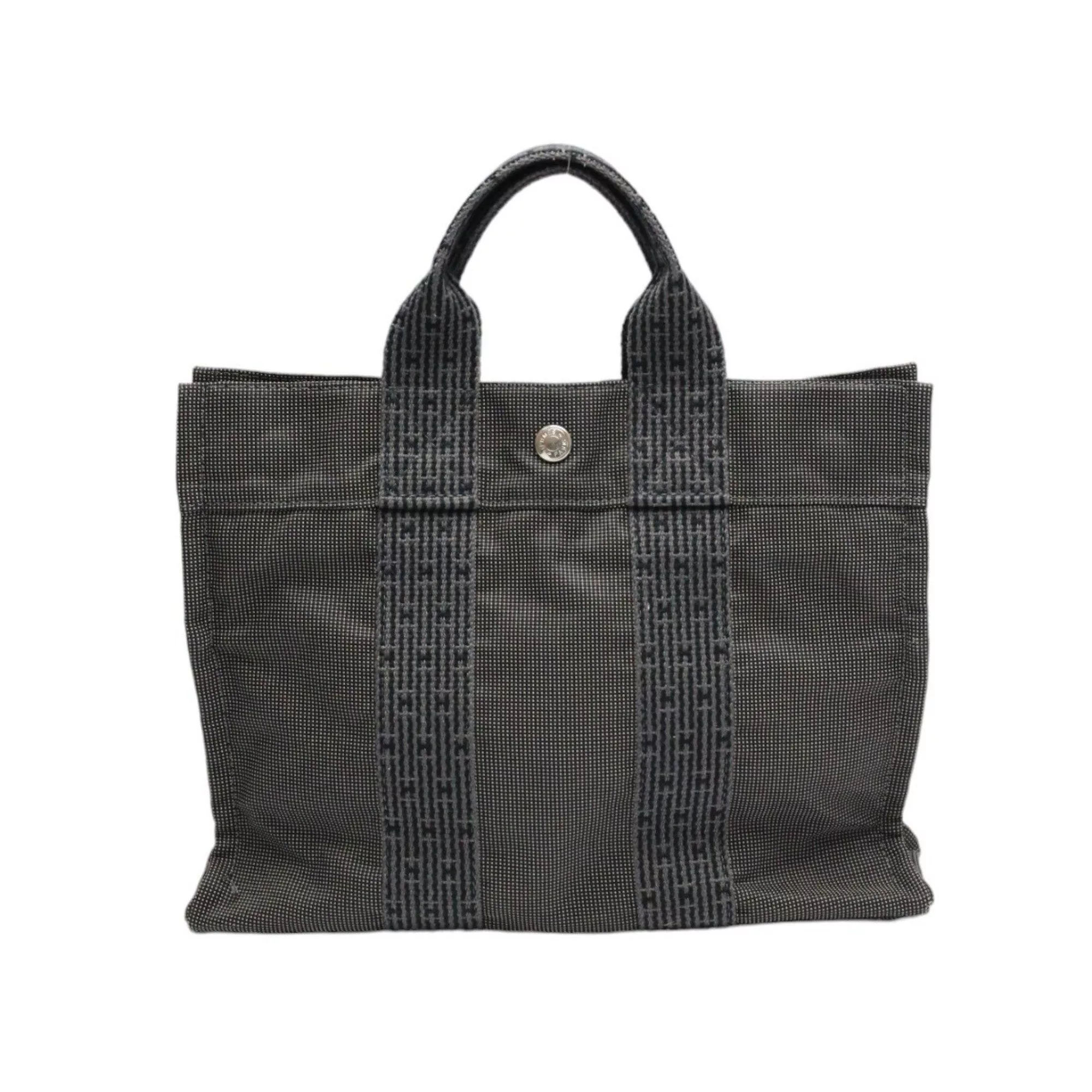 Hermes Other HERMES Handbag Air Line Canvas Grey Gray