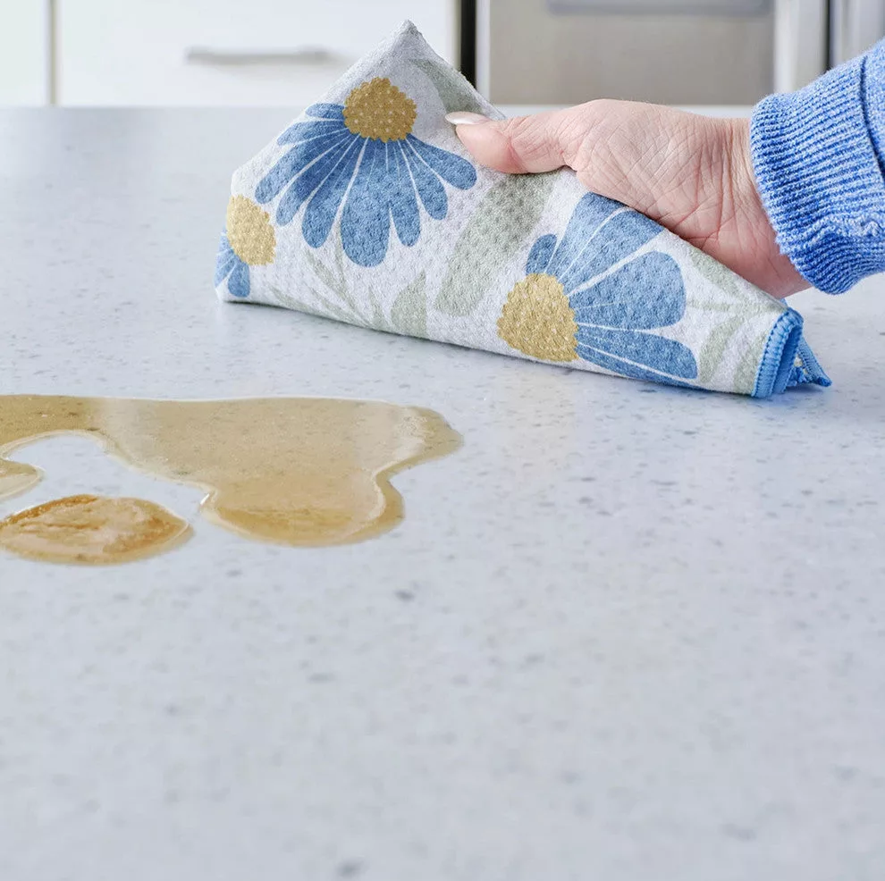 Blue Coneflower Towel 4/set