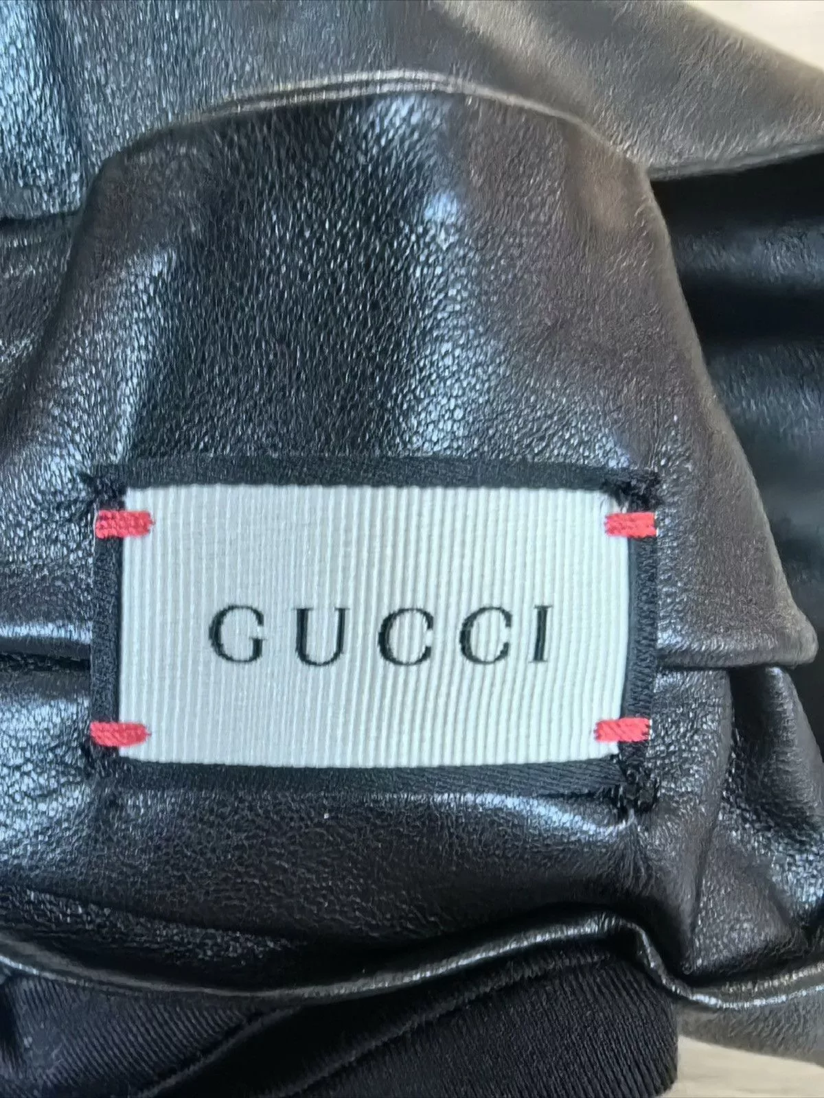 Gucci Hats Gucci runway leather headband Black