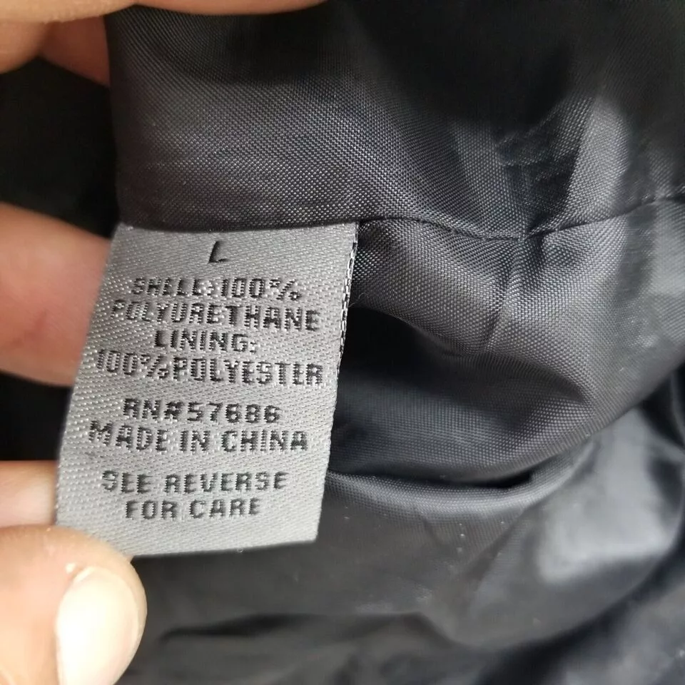 BKE Jackets BKE Jacket Womens Large Black Pockets Zip Polyurethane