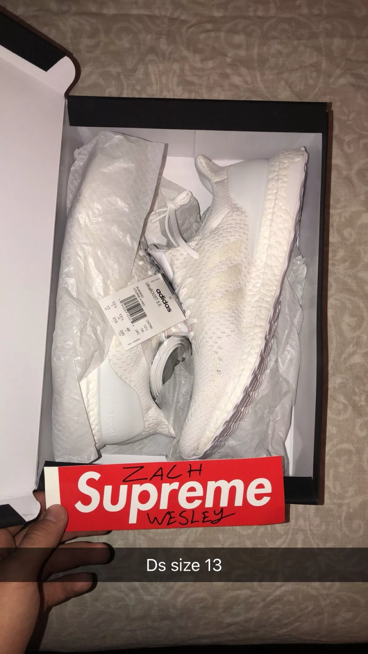 Adidas Low Top Sneakers Adidas Triple white ultra Boost Collab