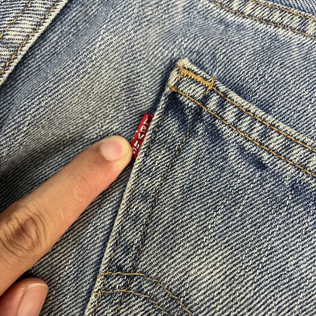 Levi's Denim Custom Levi's 505 8 Ball Blue