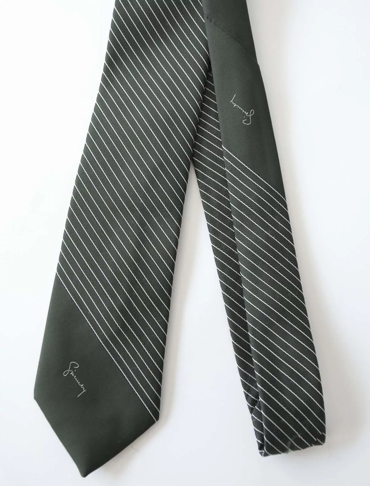 Givenchy Ties Pocketsquares Givenchy × Vintage Givenchy Tie 100% Polyester Green Vintage