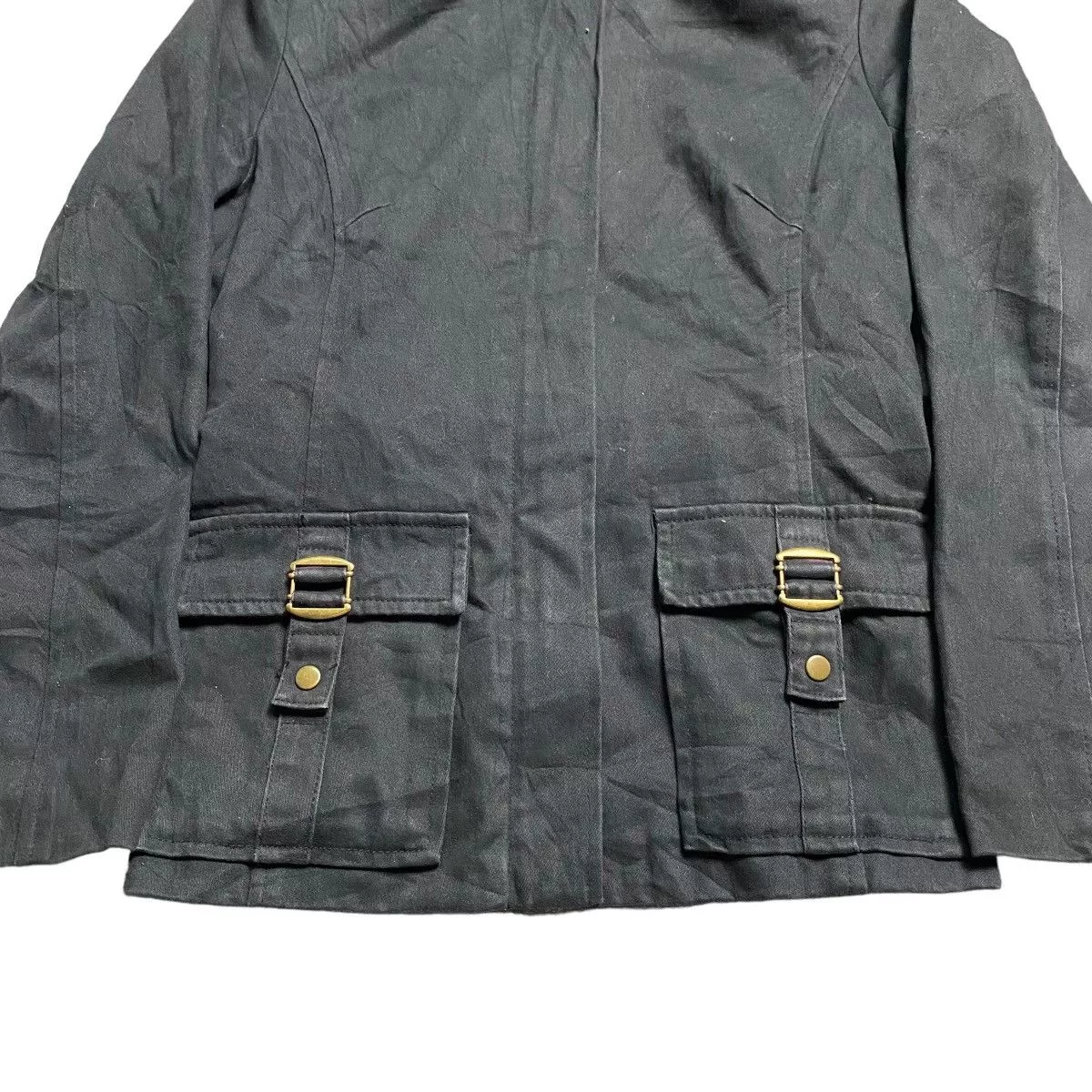 If Six Was Nine Jackets If Six Was Nine × Japanese Brand × Seditionaries C.D.S basic buckle punk style jacket Black