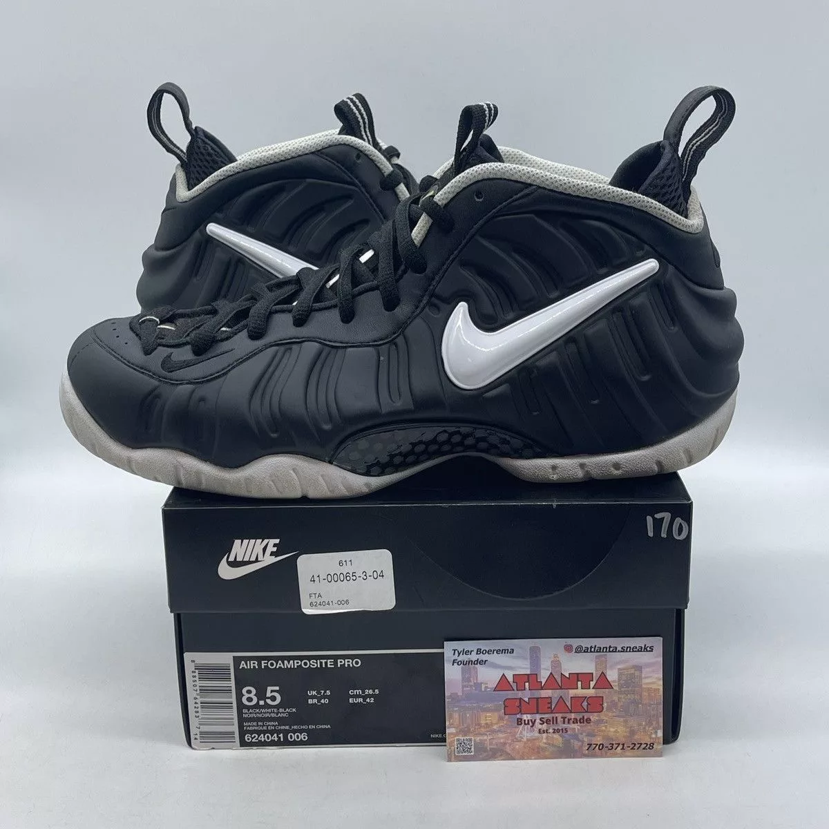 Nike Hi Top Sneakers Nike Air foamposite dr doom Black