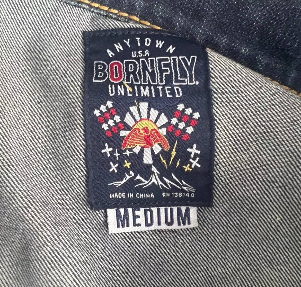 Born Fly Denim Jackets Born Fly Denim Jakcer Blue