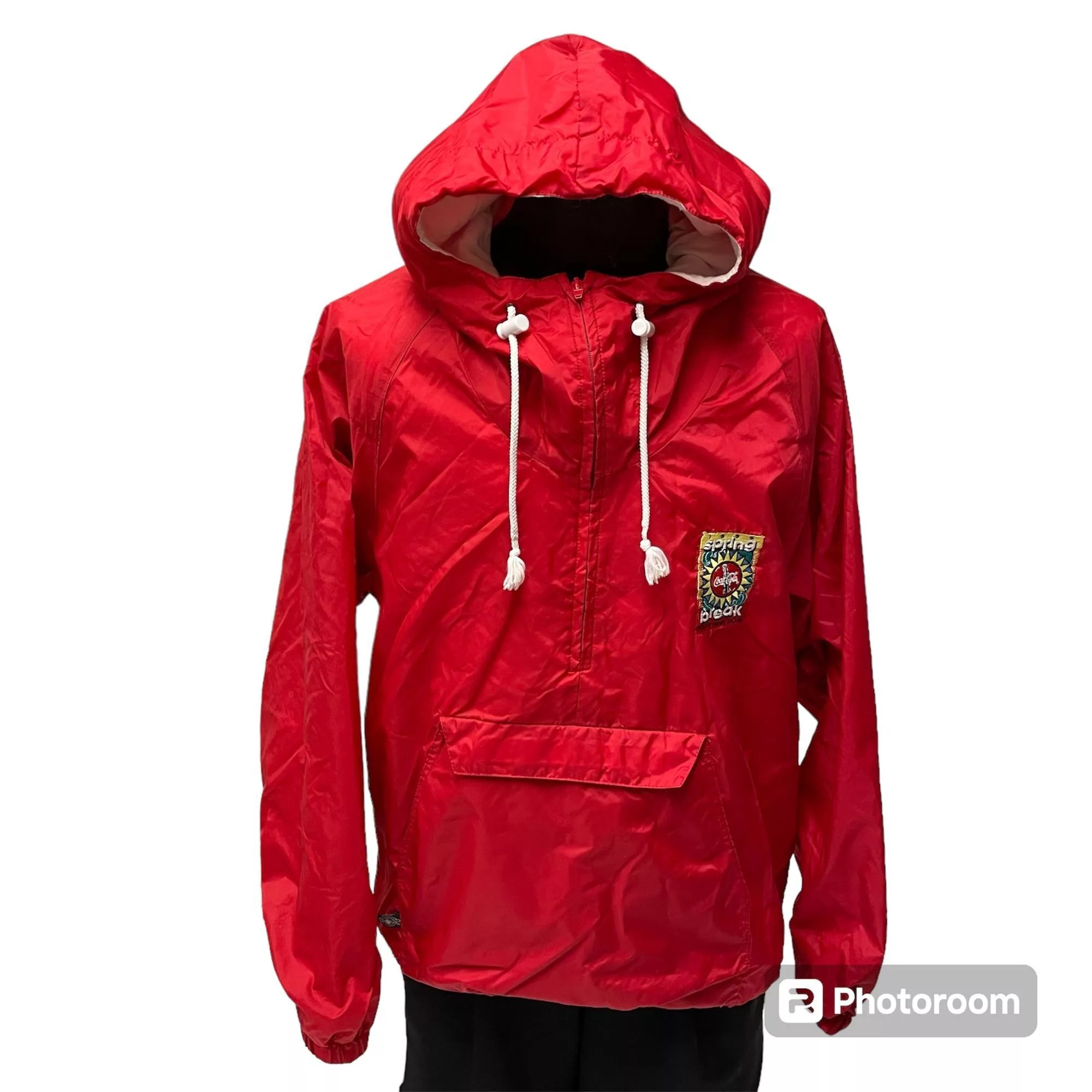 Other Light Jackets Other Vtg Charles River SPRING BREAK South Padre Coca Cola Jacket Red