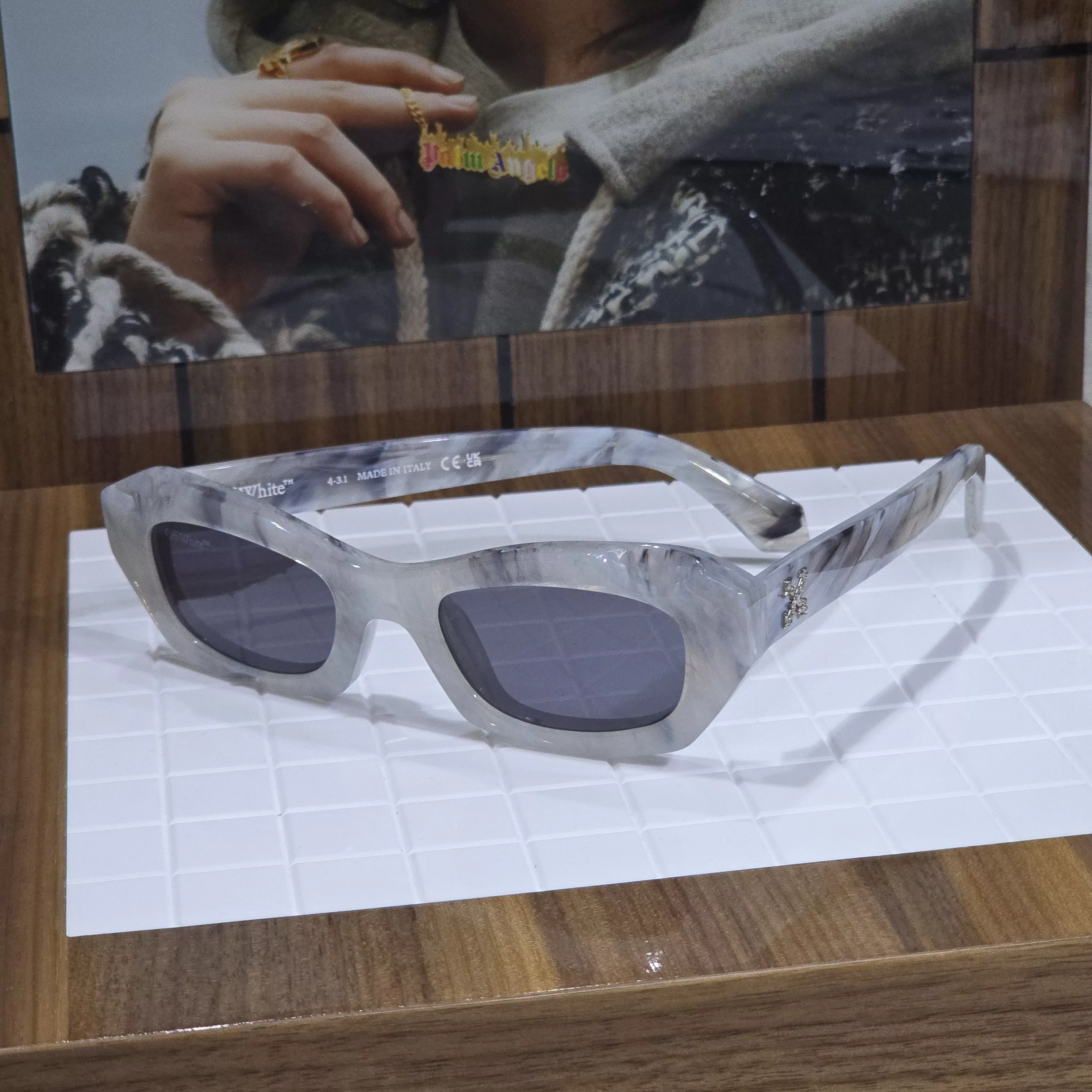 Off-White Sunglasses Off-White OFF WHITE Marble-effect Sunglasses Multi