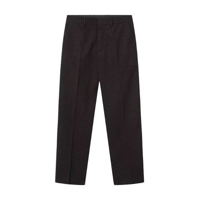 Wood Wood Cropped Pants Wood Wood Charlie Wool Trousers Brown