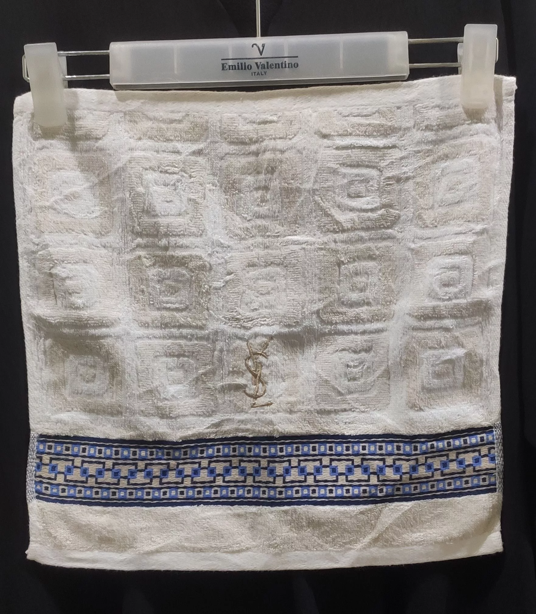 Yves Saint Laurent Miscellaneous Yves Saint Laurent Face Towel White