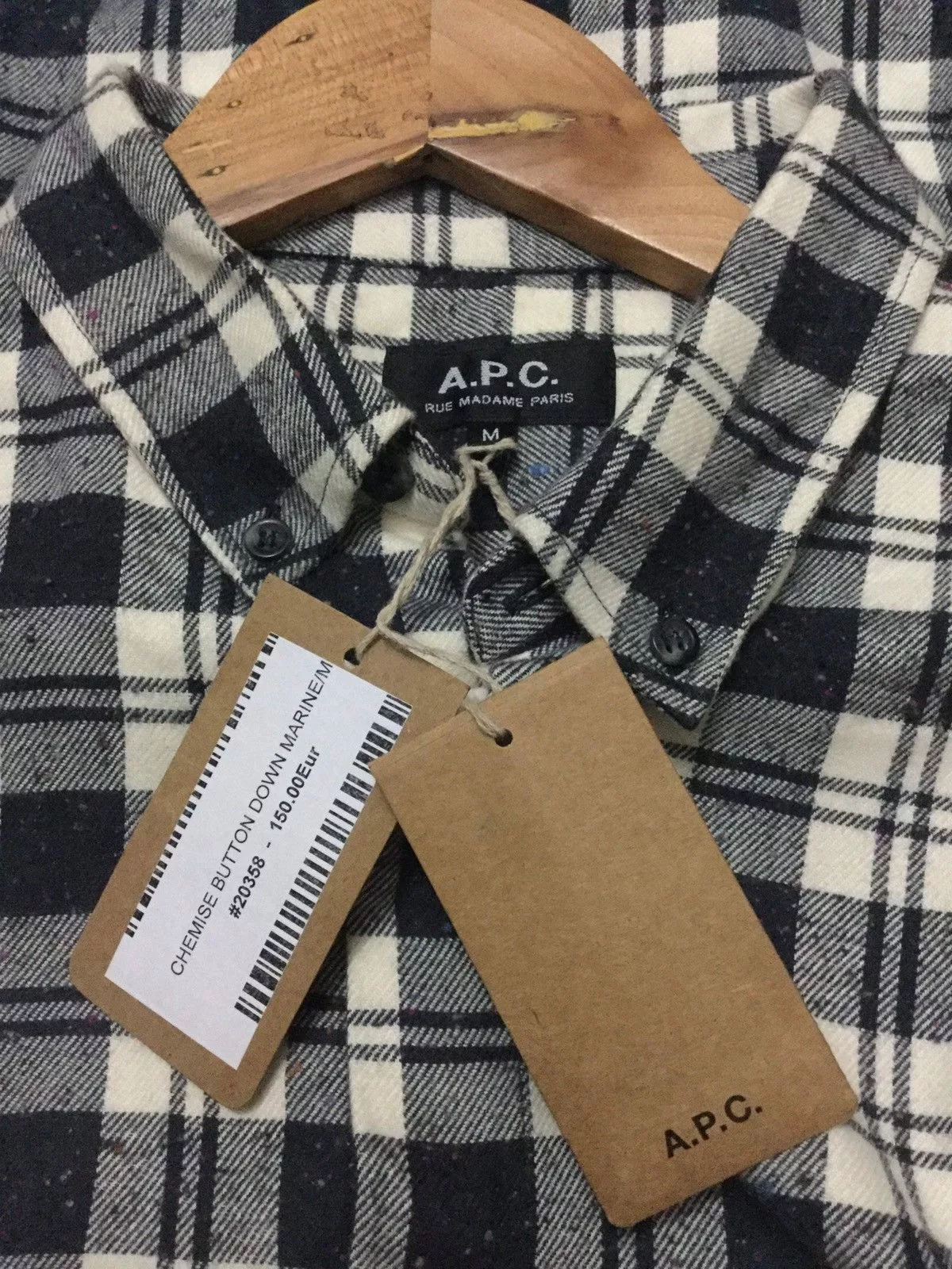 A.P.C. Shirts Button Ups A.P.C. apc speckled flannel