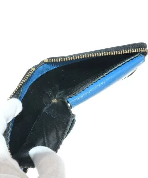Comme des Garcons Wallets Comme des Garcons Wallet Coin cases Zip Plain Black