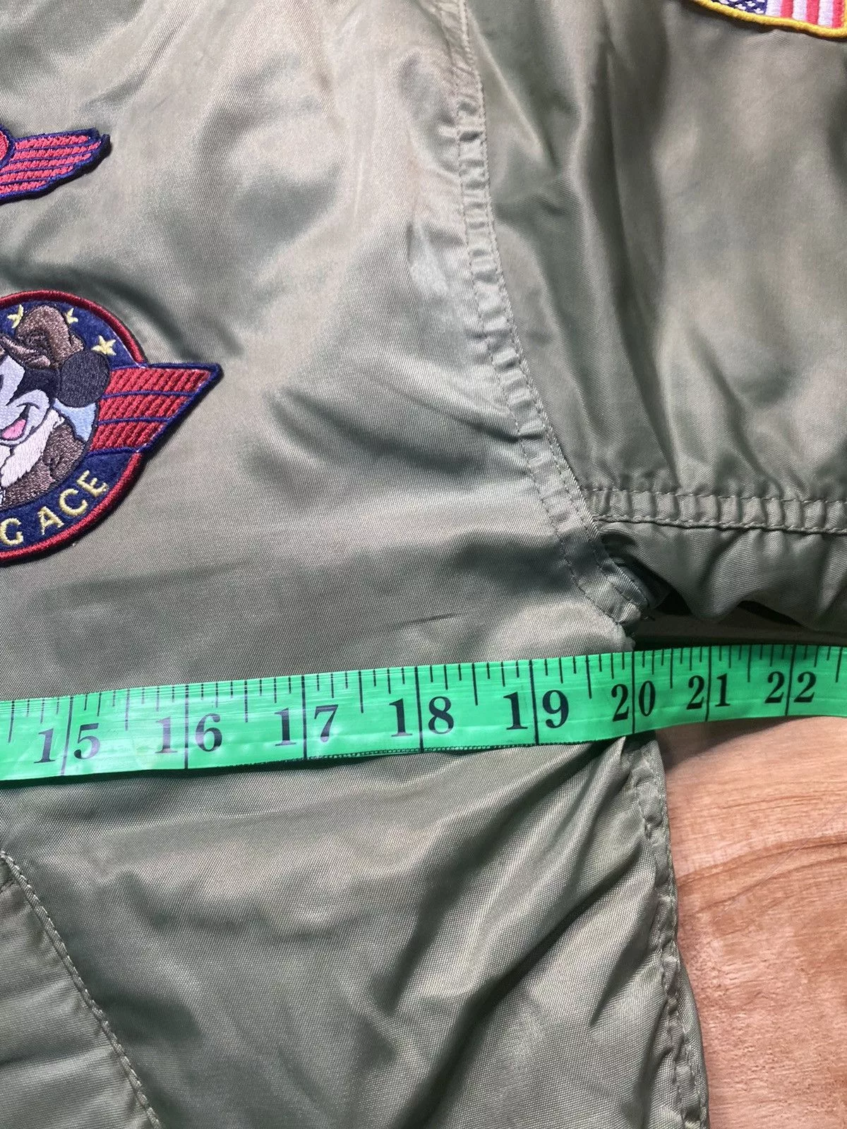 Disney Bombers Disney × Mickey Mouse Mickey Mouse Bomber jacket Green
