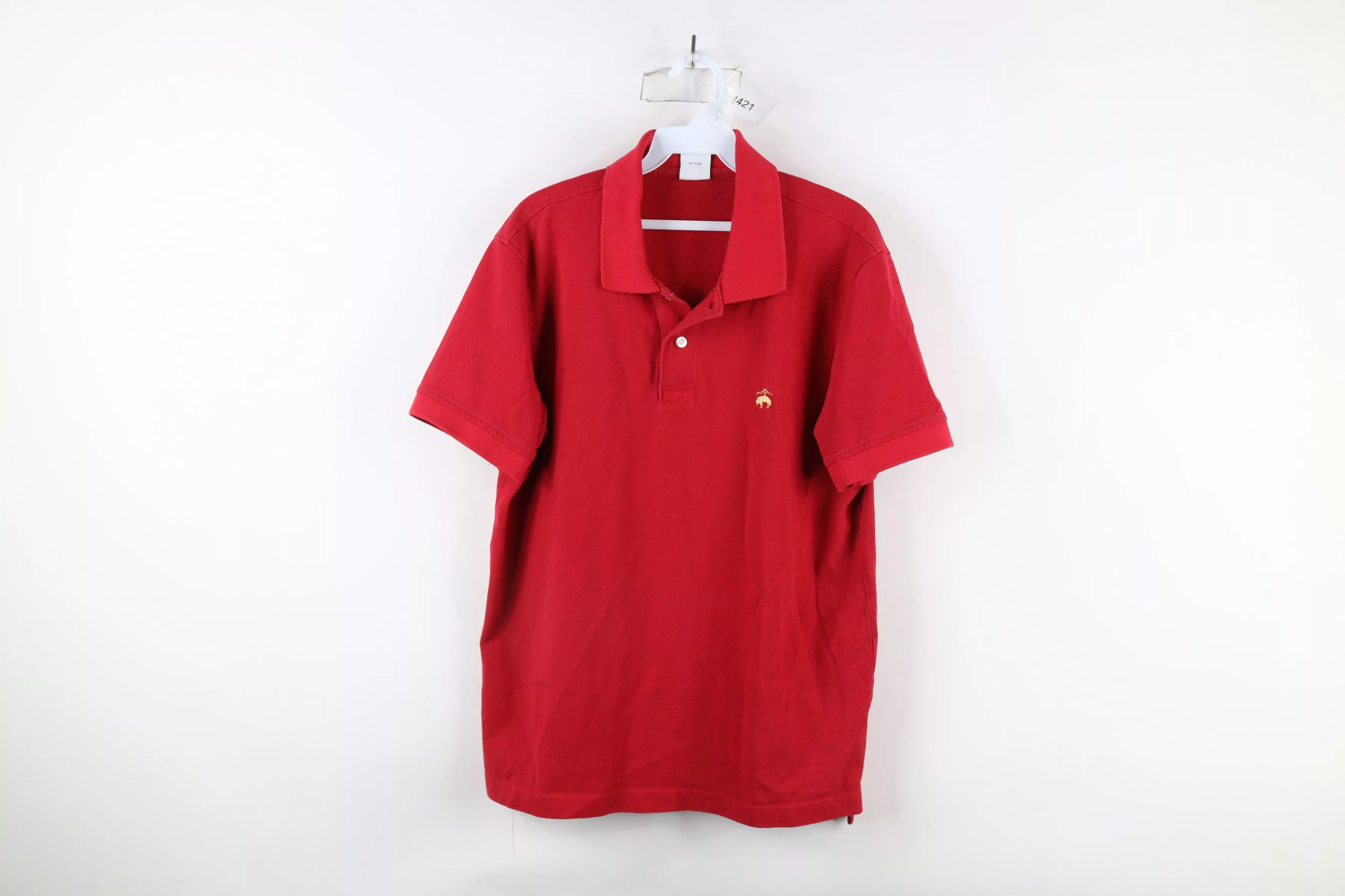 Brooks Brothers Polos Brooks Brothers × Vintage Vintage Brooks Brothers Faded Collared Golf Polo Shirt Red