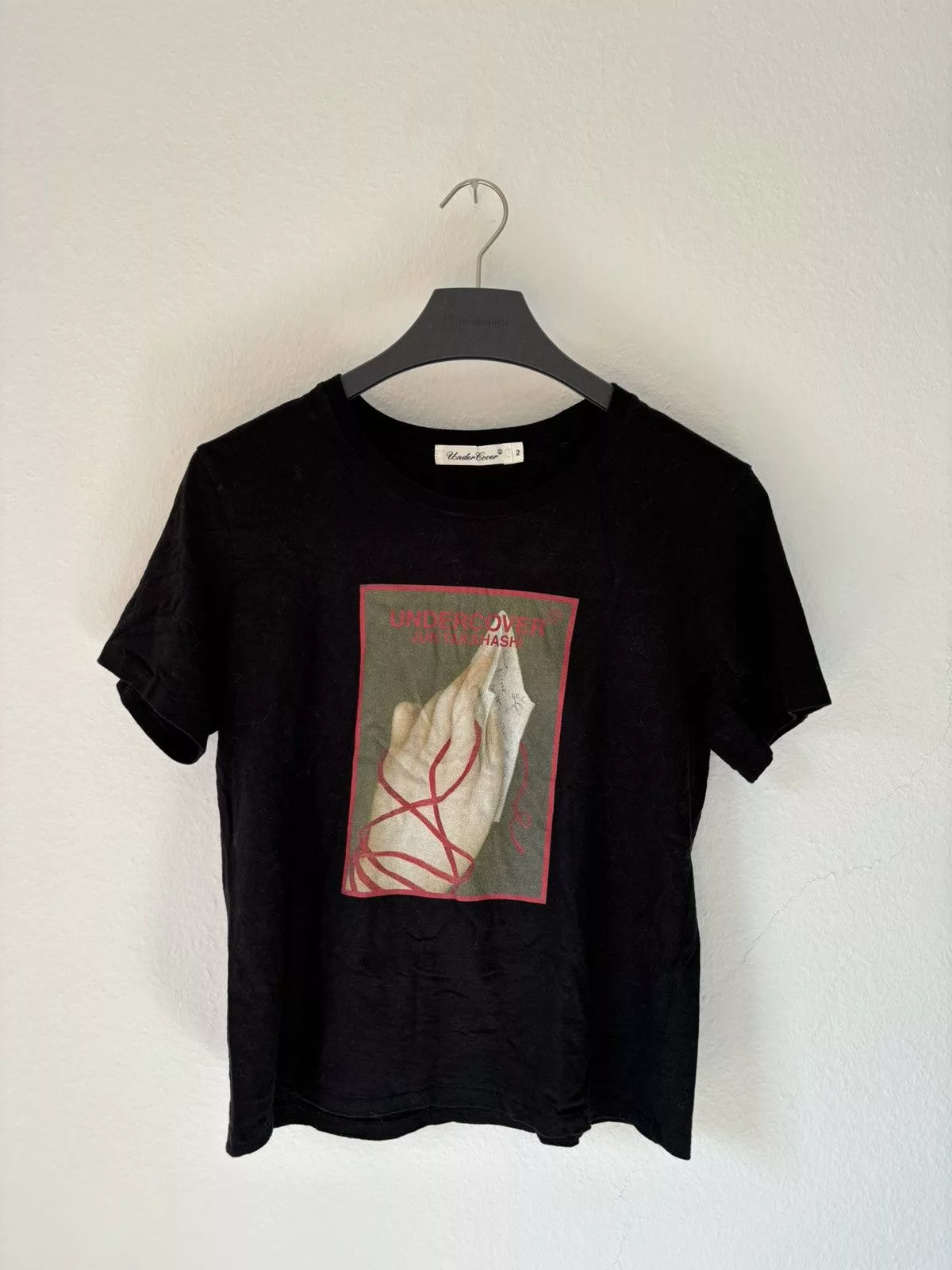 Jun Takahashi Short Sleeve T Shirts Jun Takahashi × Undercover 00s Undercover Jun Takahashi shirt Black