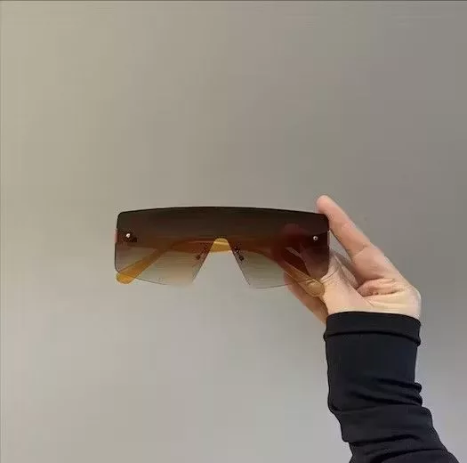 Electric Visual Sunglasses Electric Visual × Vintage Vintage rimless sunglasses Brown Streetwear